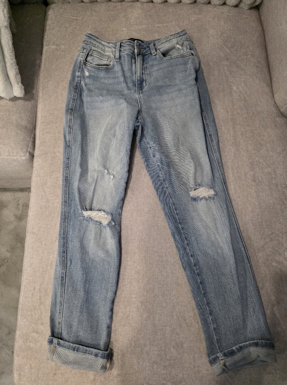 Judy Blue Distressed Boyfriend Jean